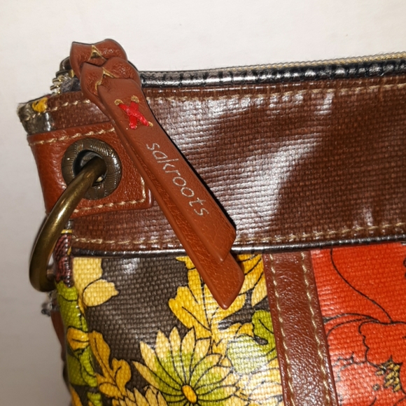 Beautiful Sakroots Floral print Boho Messenger Crossbody bag☆EUC☆ - Picture 3 of 8
